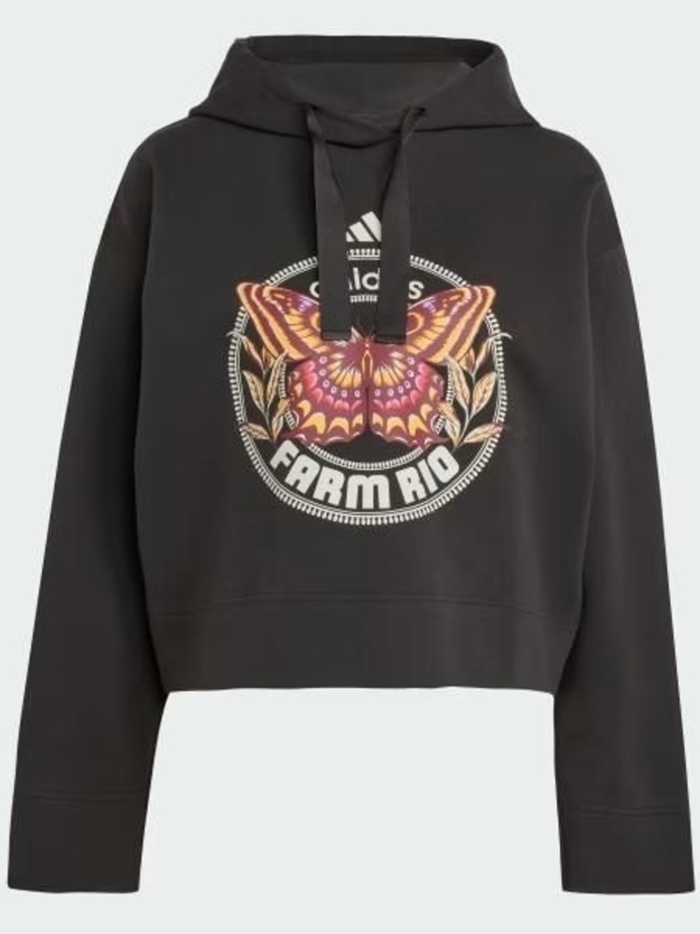 Adidas x Farm Rio Hoodie with Butterfly Graphic NWT